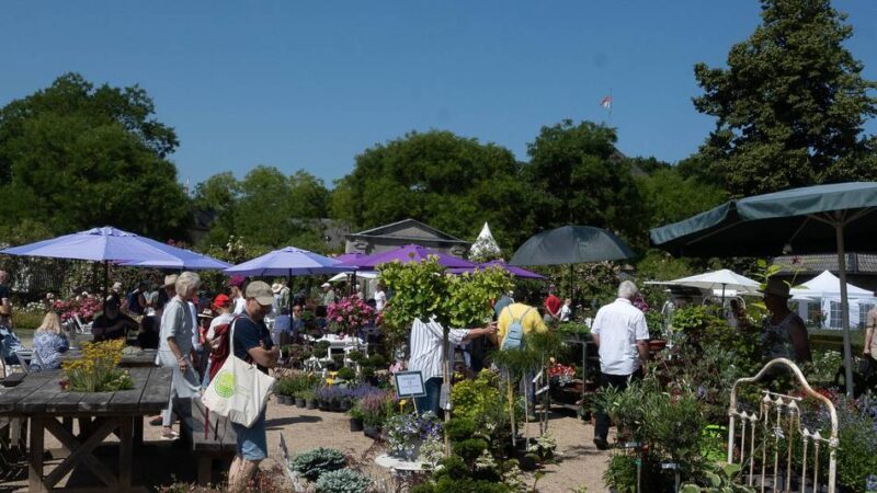 Auf Schloss Dyck in Jüchen: Großer Andrang bei der Gartenlust an Fronleichnam