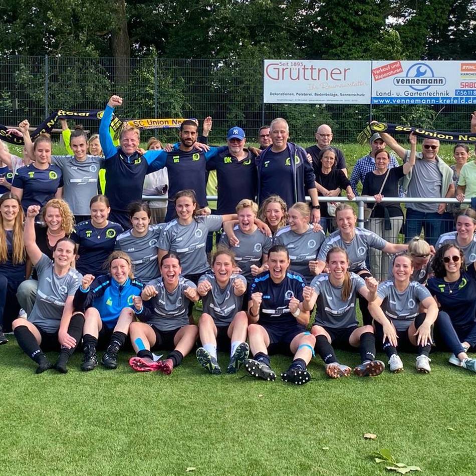 Nach 3:2-Sieg in Uerdingen: Frauen von Union Nettetal steigen in Niederrheinliga auf
