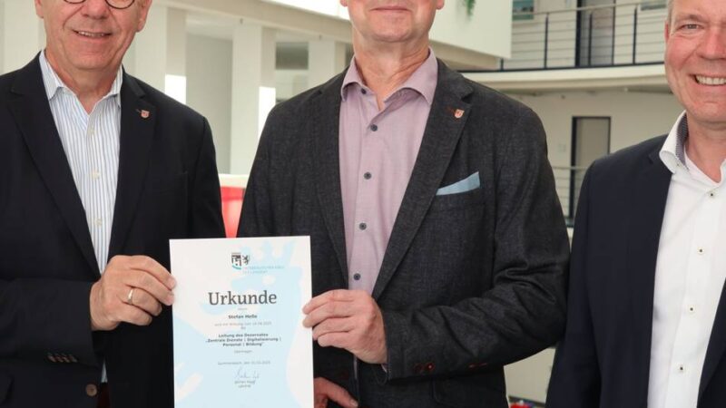Oberbergischer Kreis: Stefan Heße ist neuer Leiter des Dezernats I beim Kreis