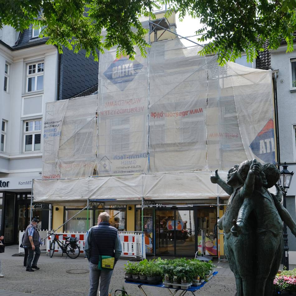 Antrag für den Bezirksausschuss: CDU möchte Gebäude in der Ratinger Innenstadt verschönern