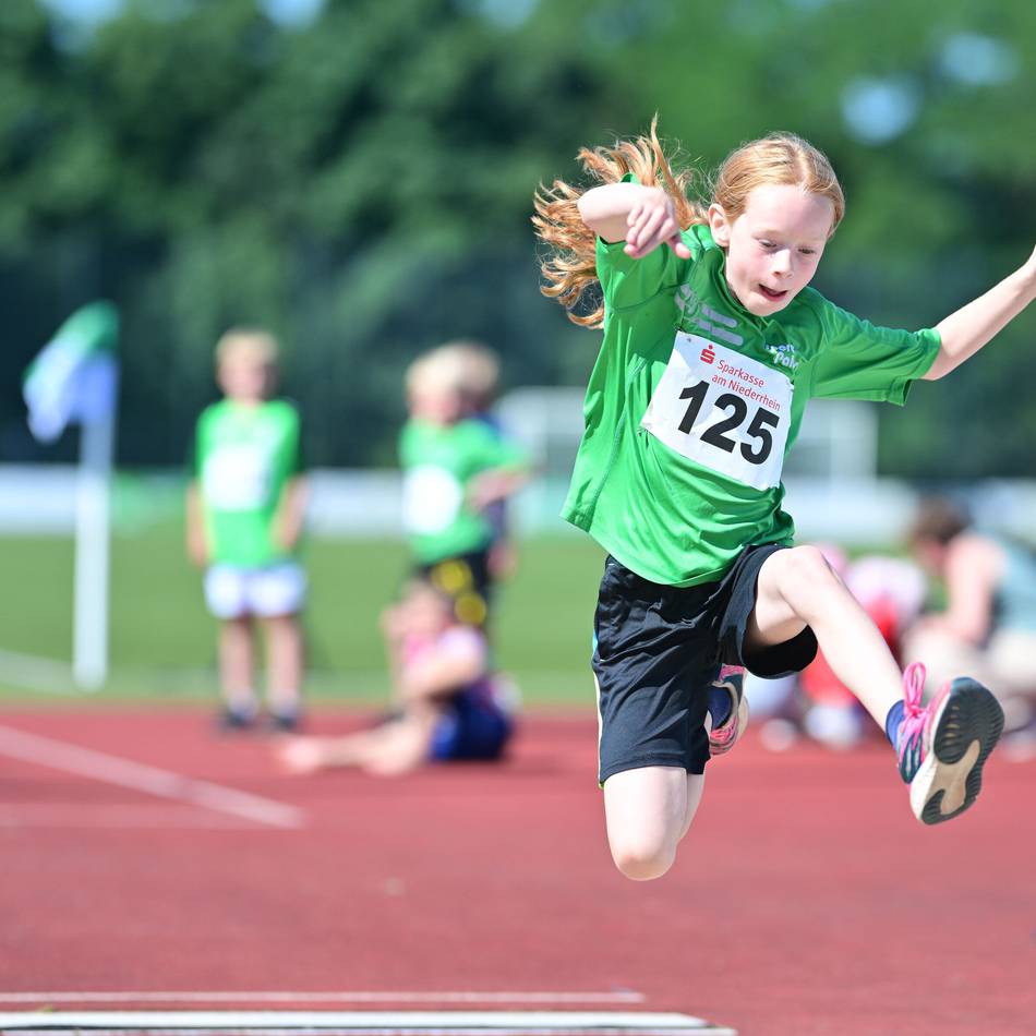 Wettkampf für den Leichtathletik-Nachwuchs: Neue Bestmarken beim Sportfest in Menzelen