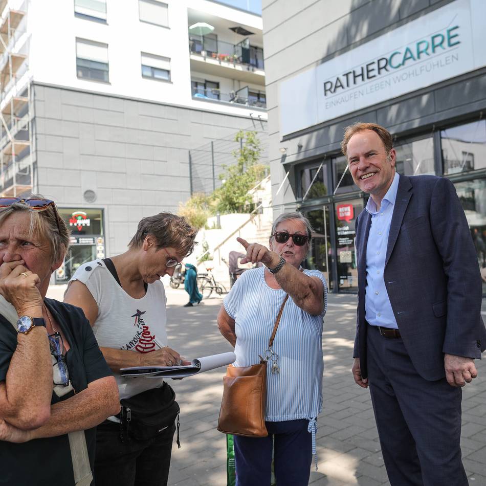 Treffen mit dem Rathauschef: „… aber sonst ist Rath echt schön!“