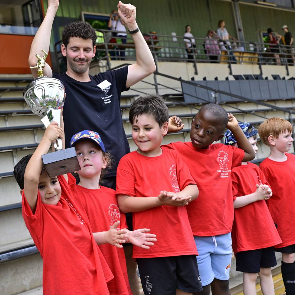 Im Mönchengladbacher Grenzlandstadion: Kindergarten-Olympiade fördert Inklusion