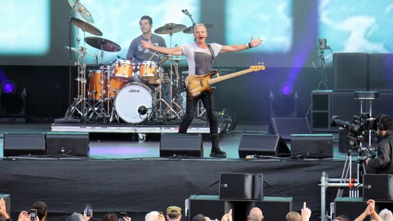 Auftritt im Sparkassenpark: Sting begeistert Tausende Fans bei emotionalem Konzert in Mönchengladbach