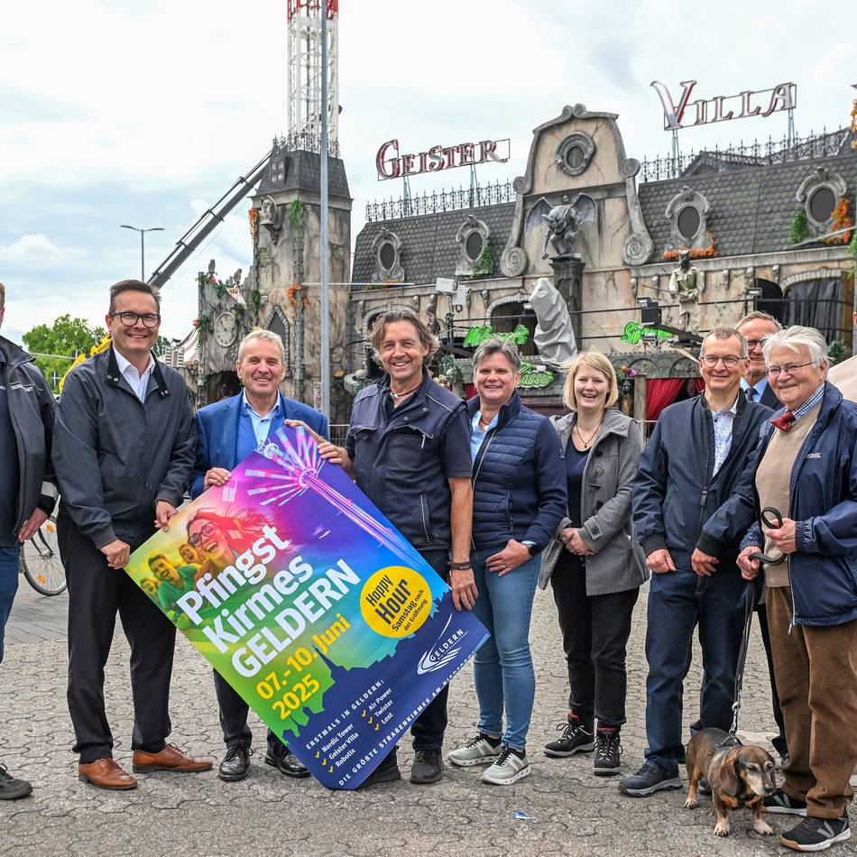 Spaß trotz Großbaustelle: 160 Schausteller spielen in Geldern „Kirmes-Tetris“