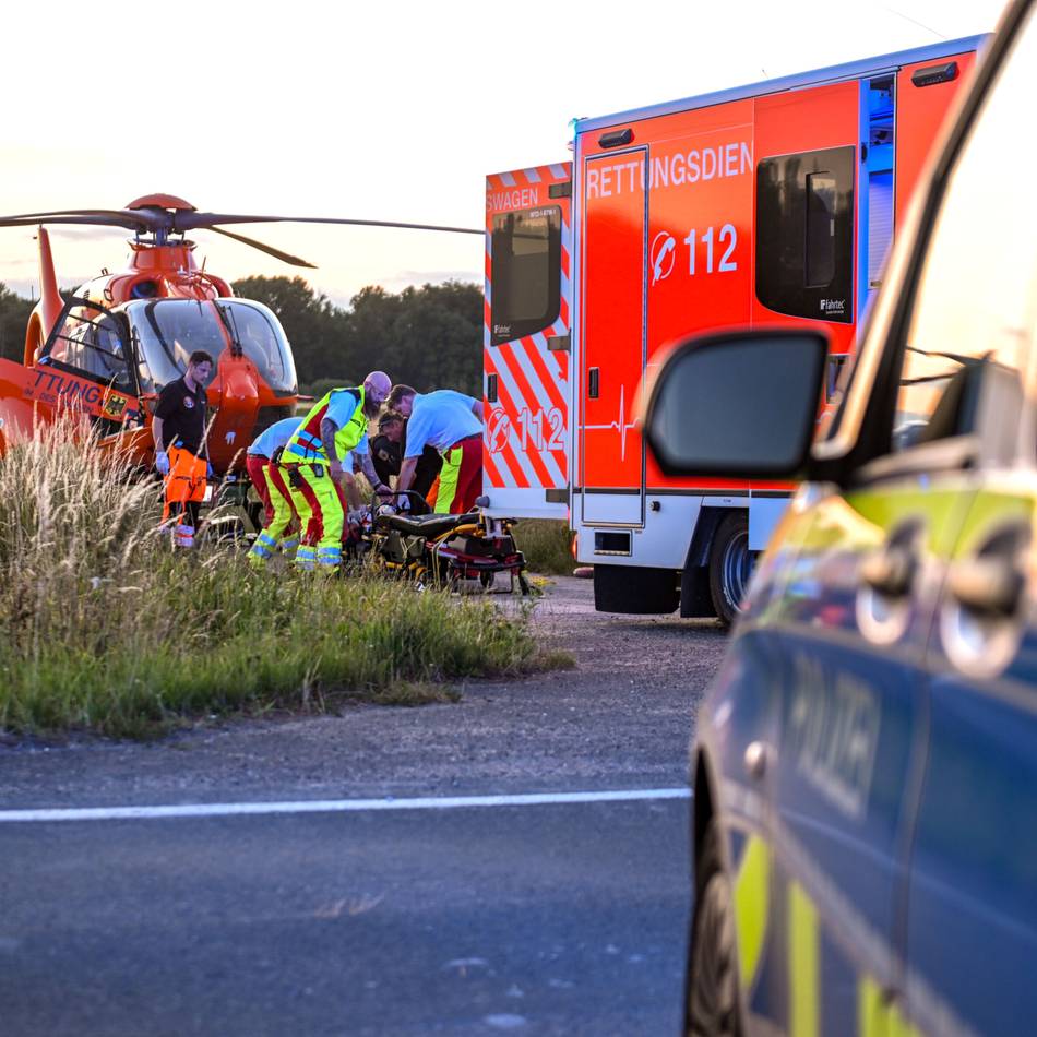 Unfall in Nieukerk: 23-Jähriger bei Unfall schwer verletzt – Fahrer flüchtet