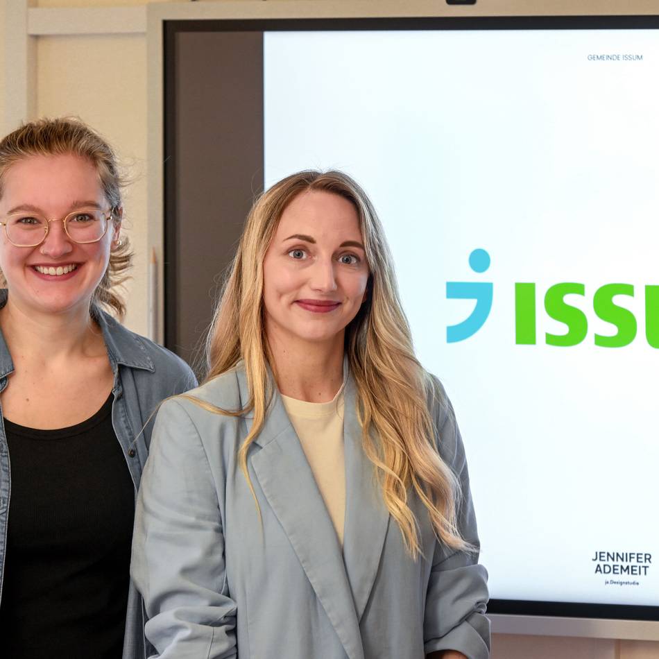 „Alle Ortsteile sollten mitgenommen werden“: Gemeinde Issum präsentiert neues Logo und neuen Style-Guide