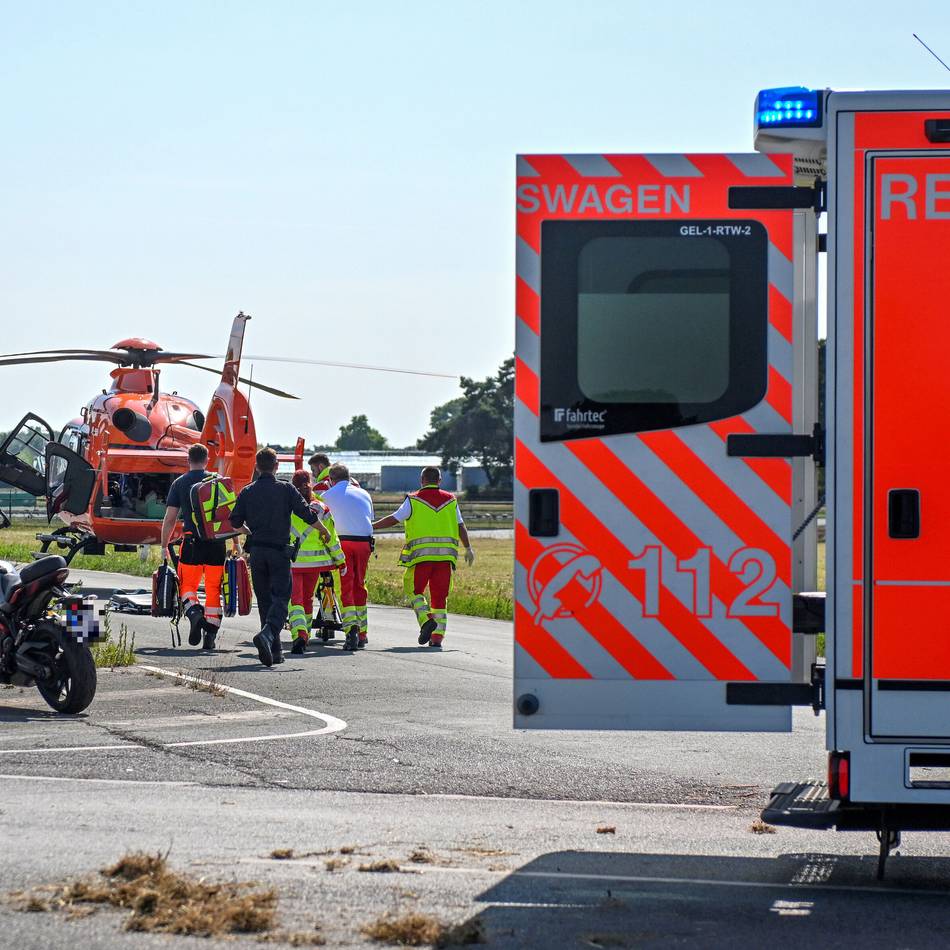Schwerer Unfall in Kevelaer: 63-Jähriger nimmt Motorradfahrer die Vorfahrt