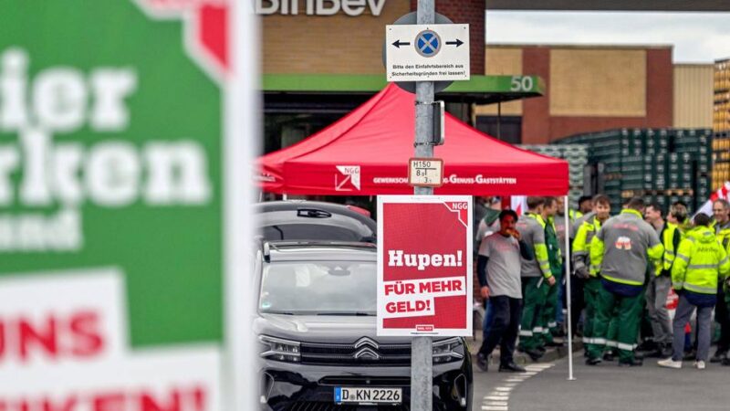 Gewerkschaft fordert mehr Lohn: Warnstreik bei Diebels – Brauerei steht acht Stunden lang still