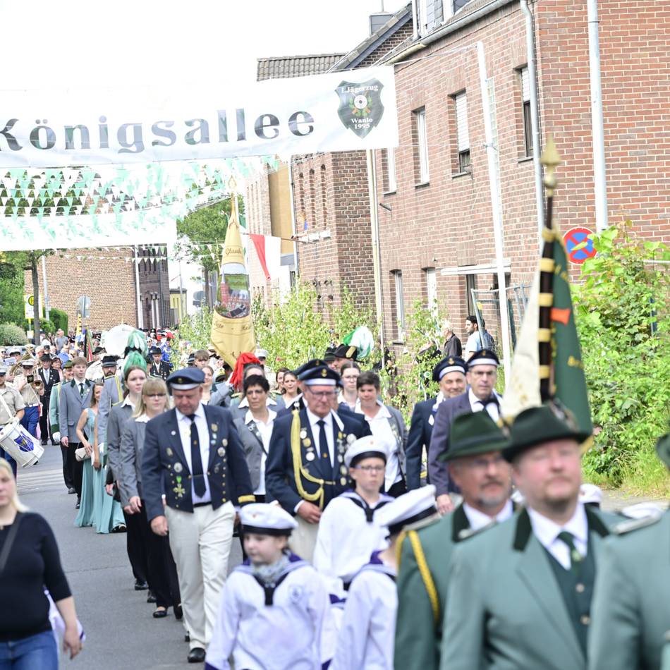 Schützen in Mönchengladbach: Prächtige Parade und große Vorfreude in Wanlo