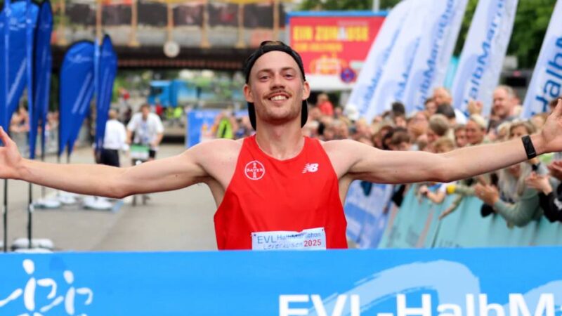 EVL-Halbmarathon in Leverkusen: 6000 Läufer, kein Gewitter und ein Überraschungssieger