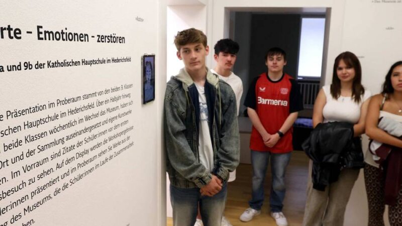 Projekt „Proberaum“ im Museum Morsbroich in Leverkusen: Jugendliche werden zu Museumsbotschaftern
