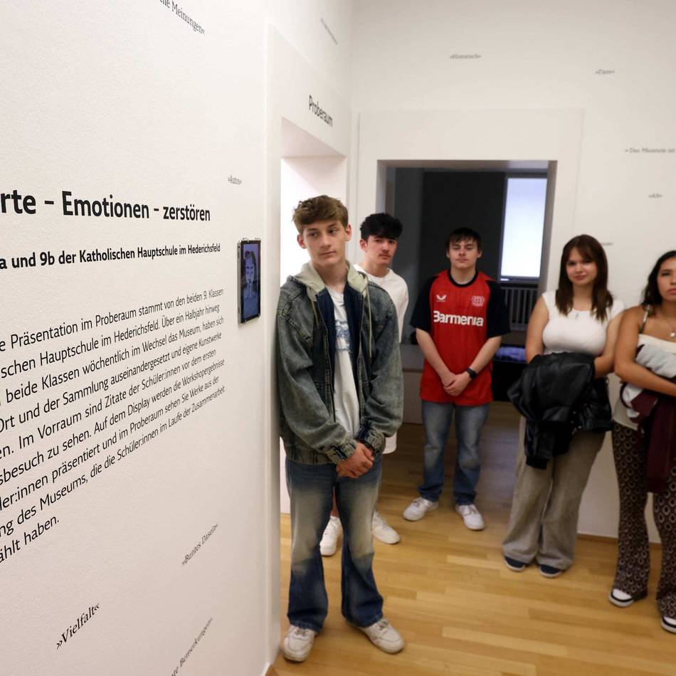 Projekt „Proberaum“ im Museum Morsbroich in Leverkusen: Jugendliche werden zu Museumsbotschaftern