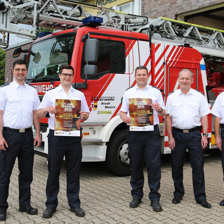 Jubiläum in Moers: Löschzug Stadtmitte feiert 175-jähriges Bestehen