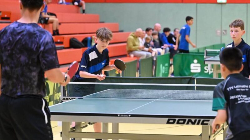 74. Hückeswagener Pfingstturnier: Tischtennis-Nachwuchs sammelt wertvolle Turniererfahrung