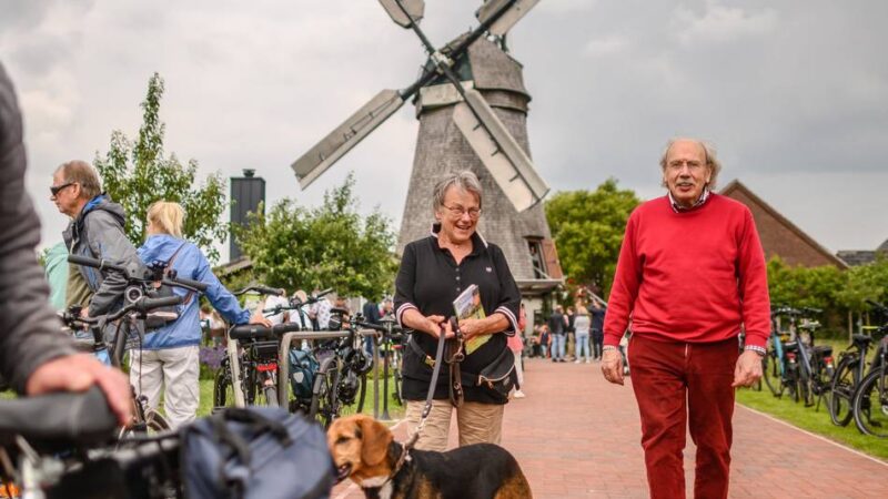 Alte Holländermühle in Kleve: Der Mühlentag lockte wieder viele Interessierte nach Donsbrüggen