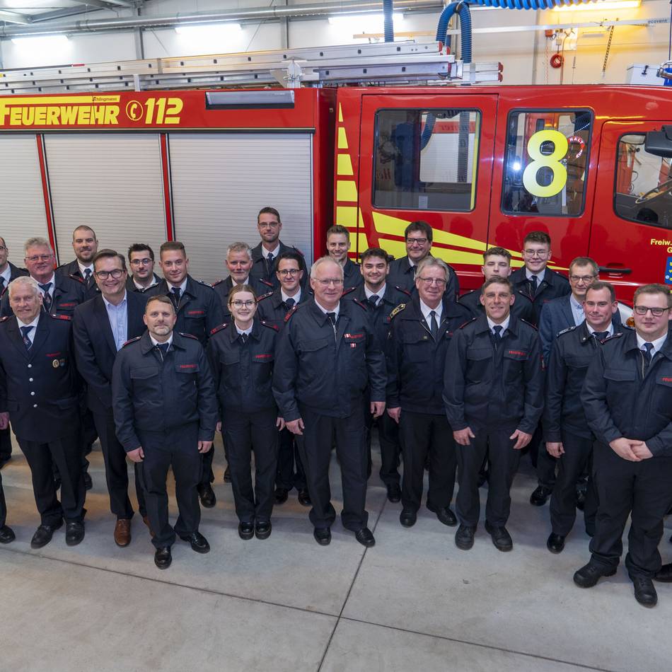 Jahreshauptversammlung der Feuerwehr: Löscheinheit Walbeck ehrt zahlreiche Kameraden