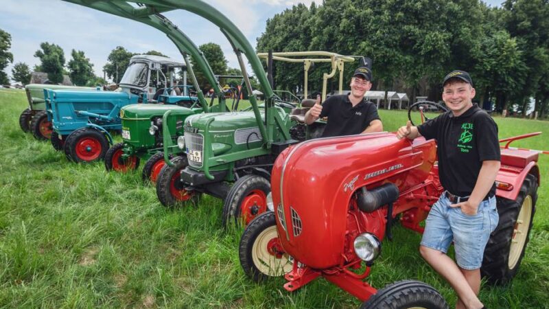 Treckertreff in Louisendorf: Eine landwirtschaftliche Reise in vergangene Jahrzehnte