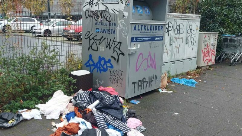 Wegen verdreckter Container-Standorte in Düsseldorf: Stadt soll Haussammlungen für Altkleider prüfen