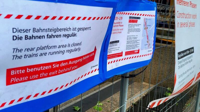 Überraschender Fund: Asbest im U-Bahnhof Nordstraße in Düsseldorf muss aufwendig entfernt werden
