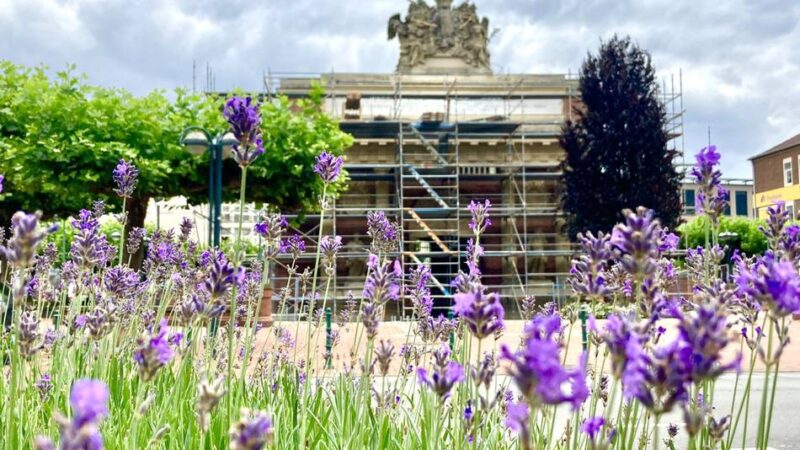 Baudenkmal bekommt Bildfolie: Warum das Berliner Tor in Wesel saniert werden muss