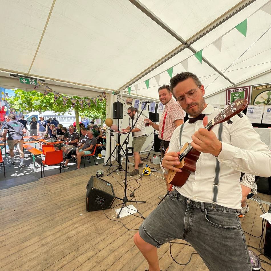 Komapnie-Jubiläum auf dem Mettmanner Schützenfest: Seit 40 Jahren im Namen des heiligen Johannes