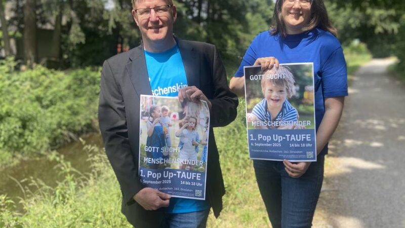 Aktion in Dinslaken: Wenn der Rotbach zum Jordan wird – erste Pop-Up-Taufe am Niederrhein