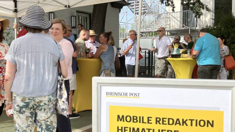 Debatte bei der Mobilen Redaktion in Meerbusch: „Man findet nichts Bezahlbares“