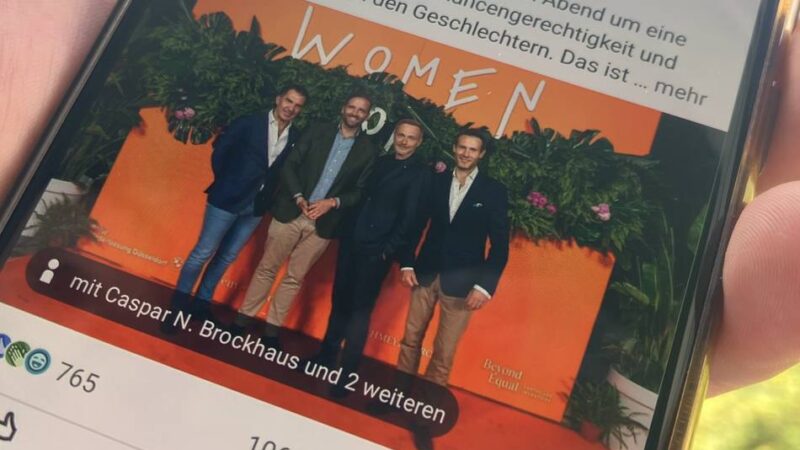 Post bei LinkedIn: Lindner-Foto bei Frauen-Gala sorgt für Kritik – „Ist das Realsatire?“