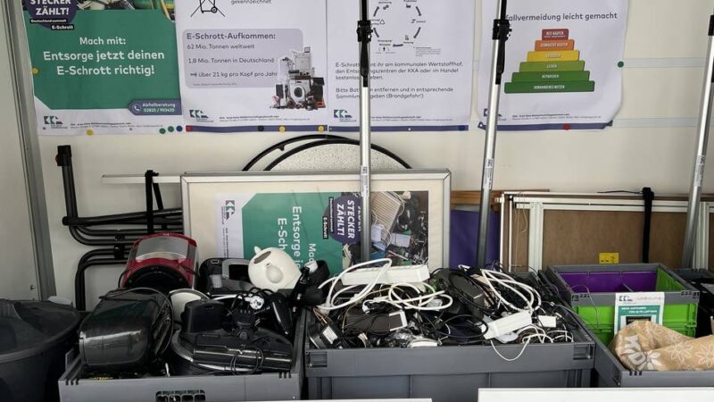 Auf Märkten in Straelen, Goch und Emmerich: Elektroschrott-Aktion erreicht über 160 Menschen im Kreis Kleve