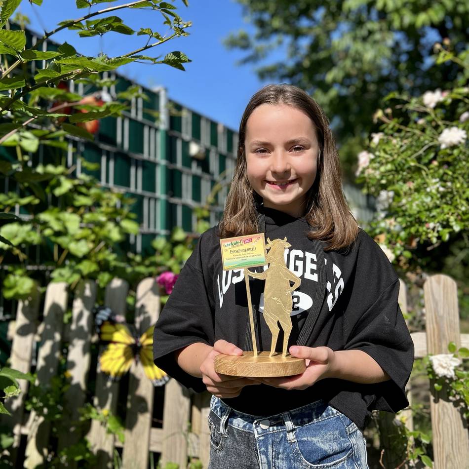 Weselerin (11) gewinnt bei Bundeswettbewerb: „Ich möchte etwas Nützliches für Umwelt und Tiere machen“