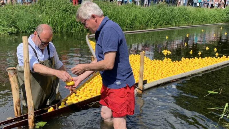Am Sonntag in Hamminkeln: Entenrennen auf der Issel und Spezialitäten rund um die Erdbeere