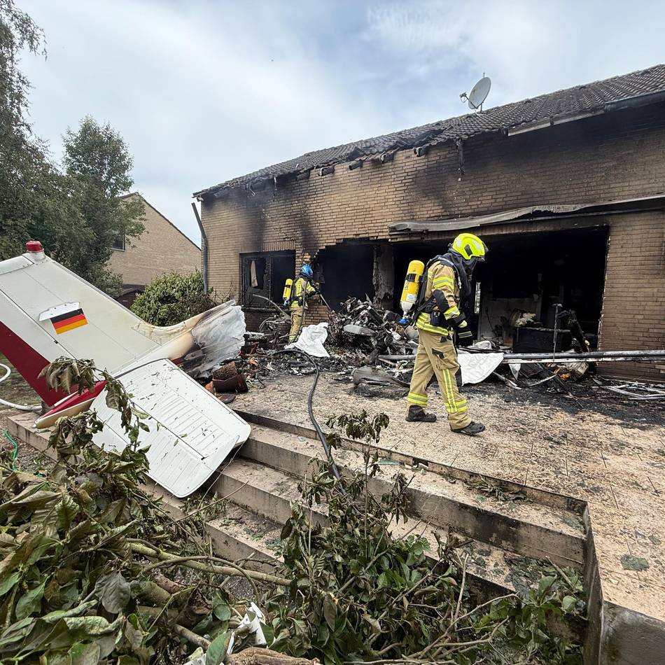 Nach dem Flugzeugabsturz in Kleinenbroich: Trauer und Spenden nach Katastrophe in Kleinenbroich
