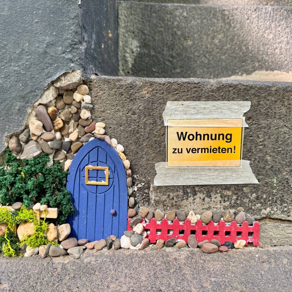 Wichtelwohnung in Krefeld auf dem Westwall: Platz ist in der kleinsten Hütte