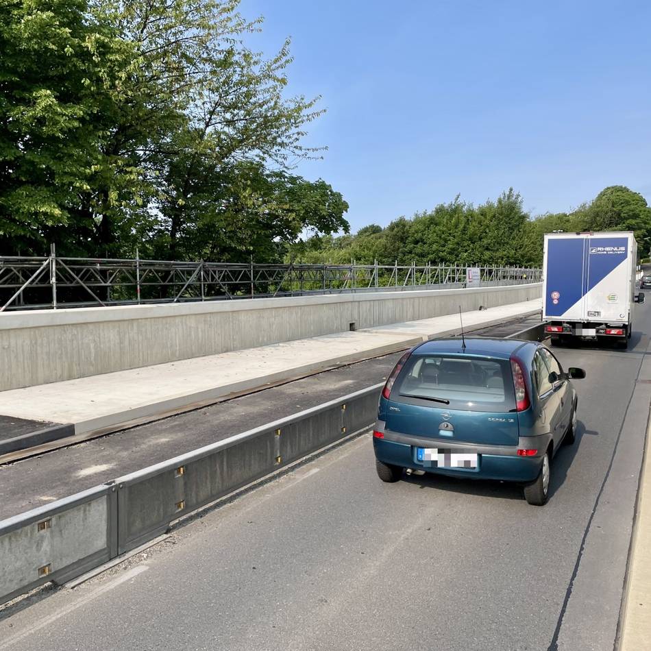 Dauerbaustelle in Wermelskirchen: Und regelmäßig grüßt(e) die Brücke Hünger