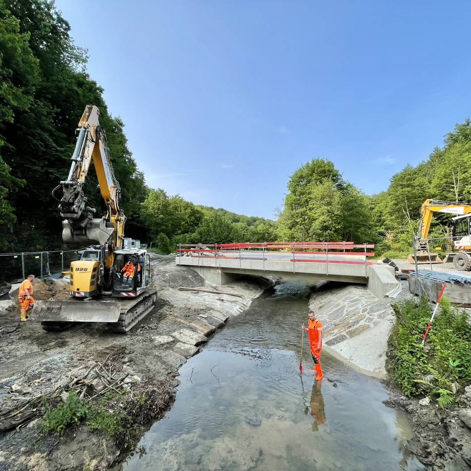 Brücken-Baustellen in Wermelskirchen: Das Ende der Bauarbeiten ist in Sicht