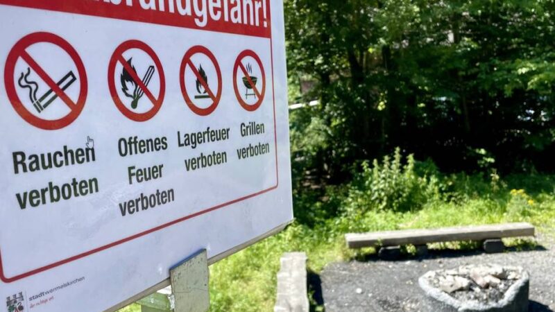 Hitzewelle in Wermelskirchen: Grillplatz im Eifgen wegen Waldbrandgefahr gesperrt