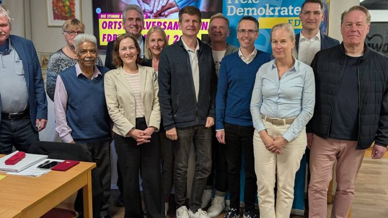 Liberale in Mettmann: FDP stellt Liste für die Kommunalwahl vor