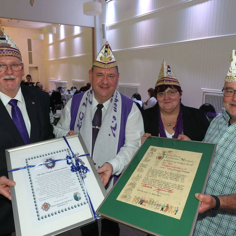 Jubiläumsempfang in Leverkusen: 100 Jahre Wupperveilchen – von Imbach bis New York