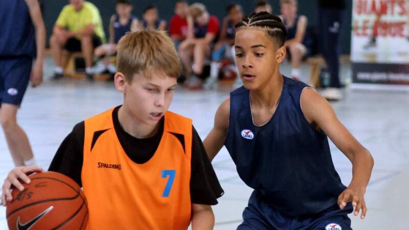 Basketball-Wettkampf in Leverkusen: Lucas-Schüler haben in der „Giants League“ die Nase vorn