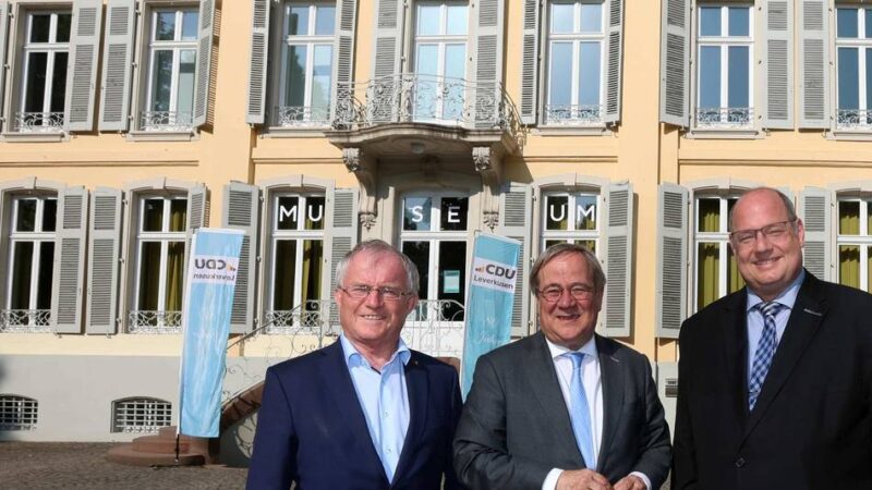 80 Jahre CDU Leverkusen:  Armin Laschet feiert mit im Schloss Morsbroich