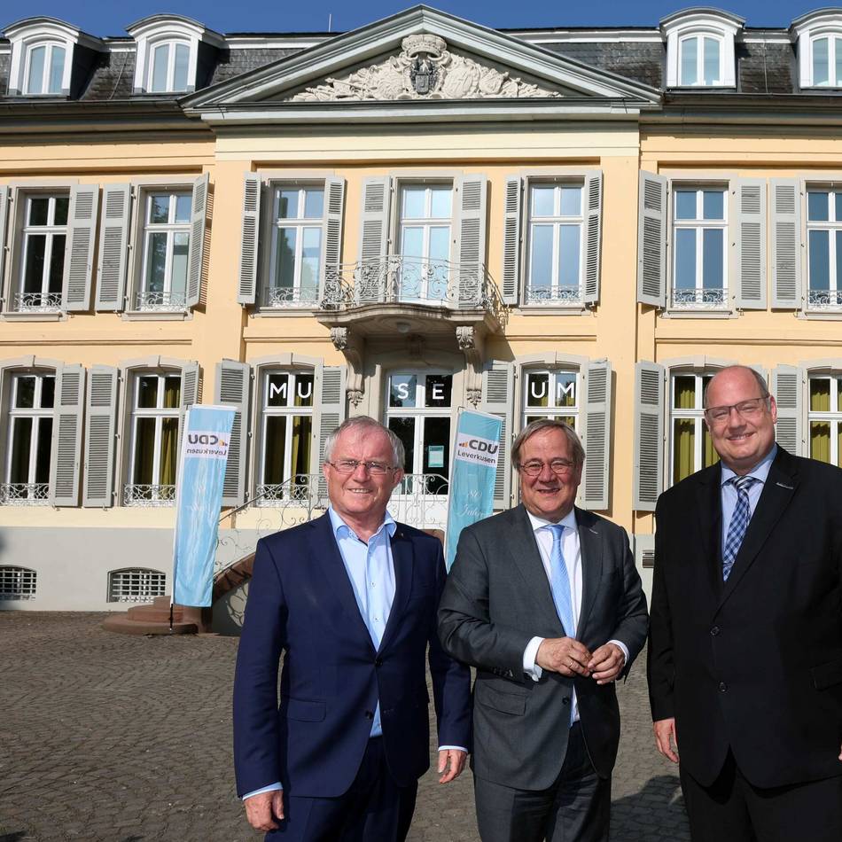 80 Jahre CDU Leverkusen: Armin Laschet feiert mit im Schloss Morsbroich