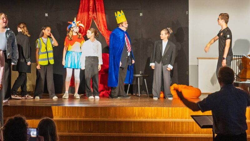 Musical am Gymnasium: Schüler besingen eine liebenswerte Stadt