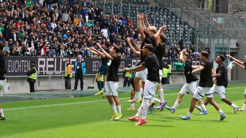 Finale gegen Leipzig am Sonntag: Borussias U17 hat den Meister-Spirit
