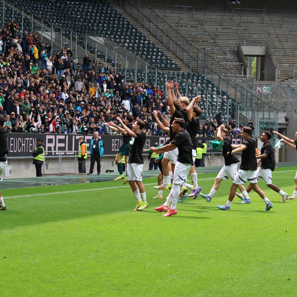 Finale gegen Leipzig am Sonntag: Borussias U17 hat den Meister-Spirit
