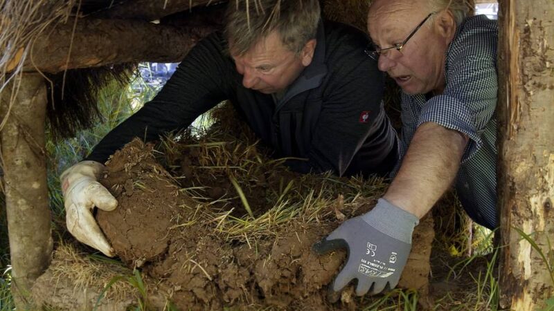 Förderverein für Naturschutz und Brauchtum: Bönninghardter haben Plaggenhütte restauriert