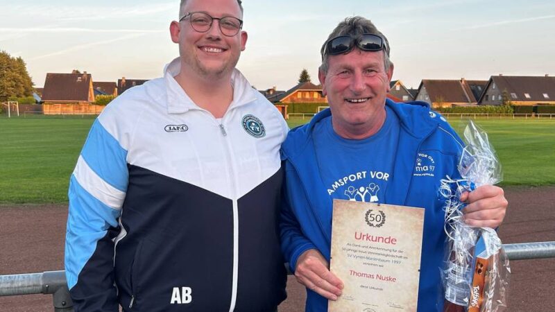 25-Jähriger übernimmt Verantwortung: SV Vynen-Marienbaum hat einen neuen Vorsitzenden