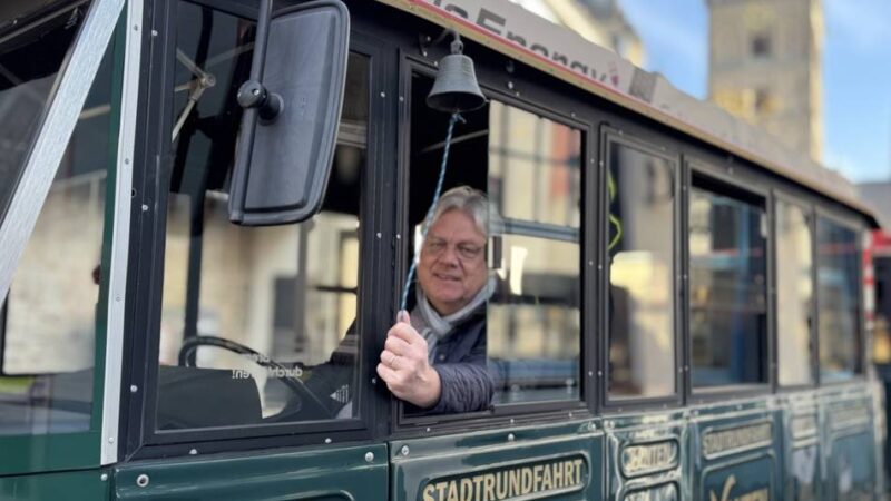 Bimmelbahn in Xanten: Während der Kirmes kein Nibelungen-Express