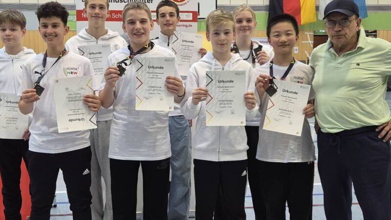 Triumph für den TV Ratingen: Fechter des TV Ratingen stellen Deutsche Meister