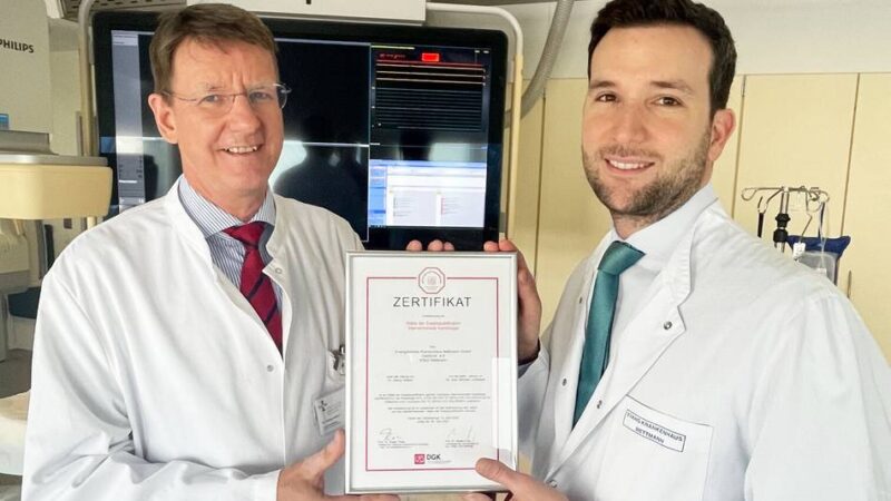 EVK Mettmann: Evangelisches Krankenhaus bekommt Weiterbildungszertifikat
